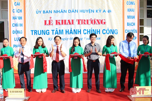 Khai trương Trung tâm Hành chính công huyện Kỳ Anh