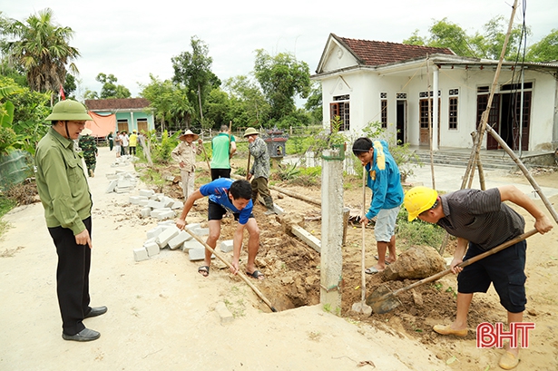 "Đổ" hơn 1 tỷ đồng, Thạch Sơn tăng tốc về đích nông thôn mới