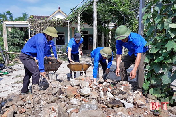 Thạch Hà huy động 356.297 ngày công làm vườn mẫu, khu dân cư kiểu mẫu