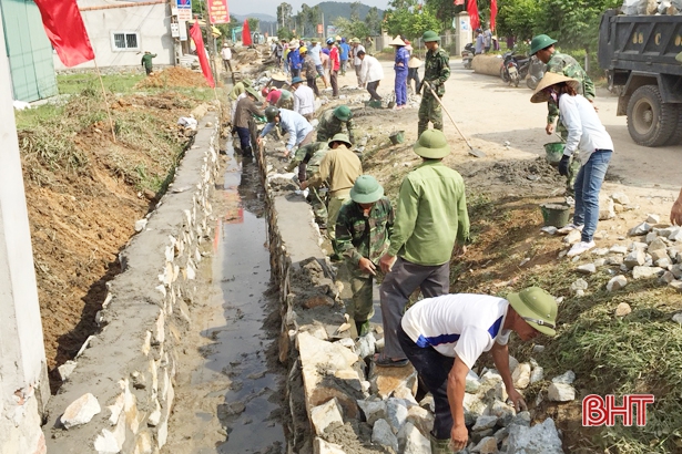 Xã miền núi duy nhất Lộc Hà huy động hơn 292 tỷ đồng xây dựng NTM