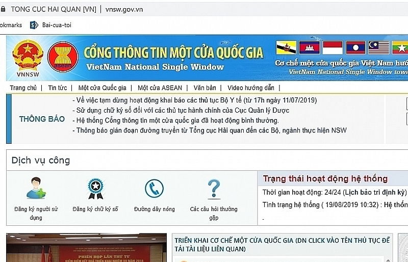 GẦN 48.500 DOANH NGHIỆP THAM GIA CƠ CHẾ MỘT CỬA QUỐC GIA