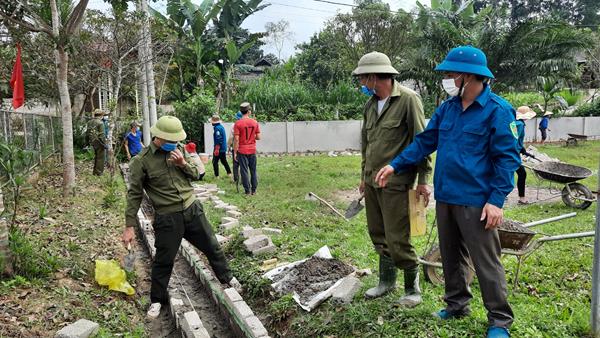 Xã Sơn Hàm tập trung củng cố các tiêu chí NTM