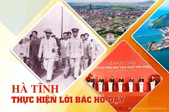 Hà Tĩnh thực hiện lời Bác Hồ dạy