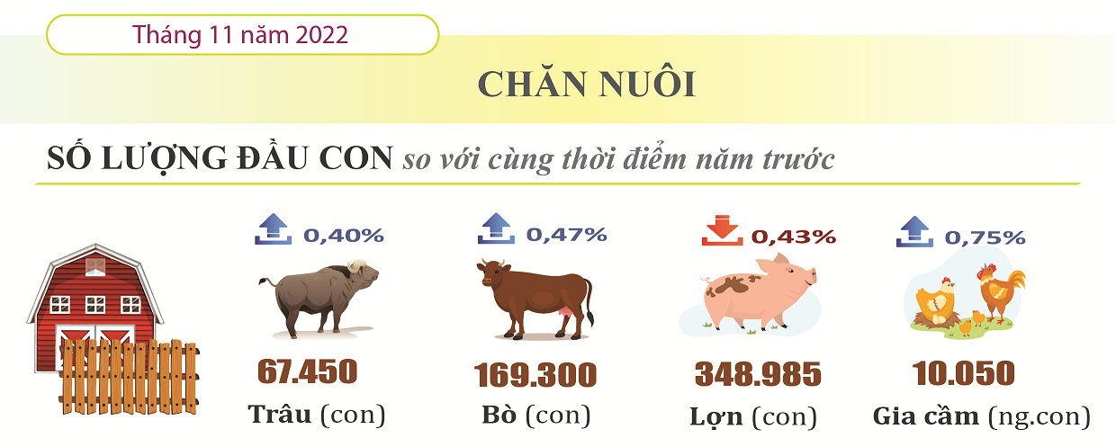 Báo cáo tình hình kinh tế- xã hội tháng 11 và 11 tháng năm 2022