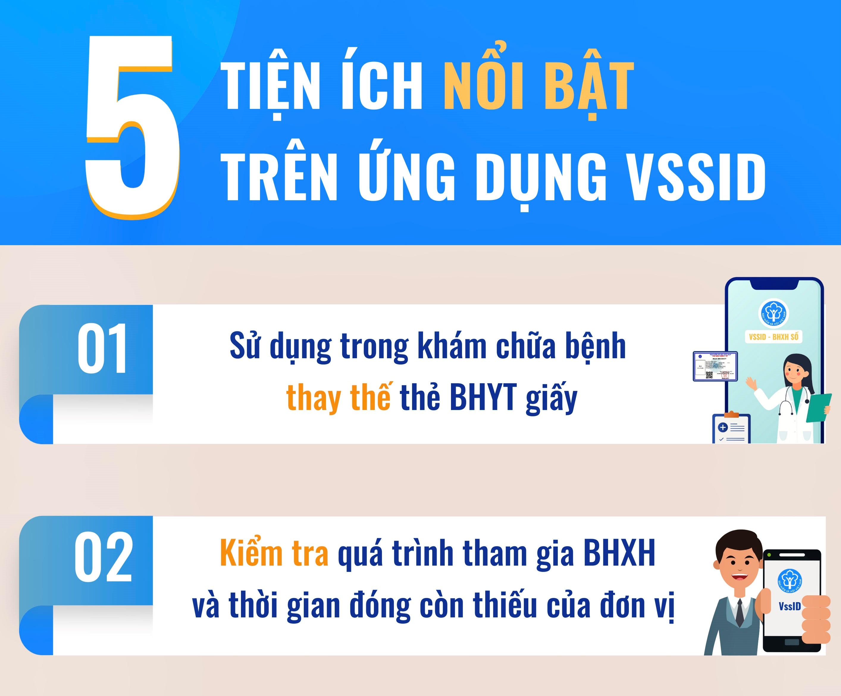 5 tiện ích nổi bật trên ứng dụng VssID