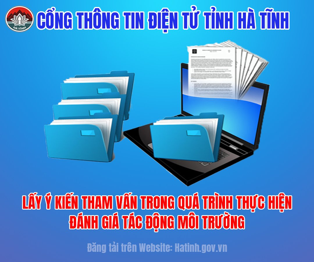 Lấy ý kiến góp ý vào báo cáo đánh giá tác động môi trường của dự án " Xưởng sản xuất đồ gỗ Yên Thịnh tại cụm công nghiệp Bắc Cẩm Xuyên, huyện Cẩm Xuyên"