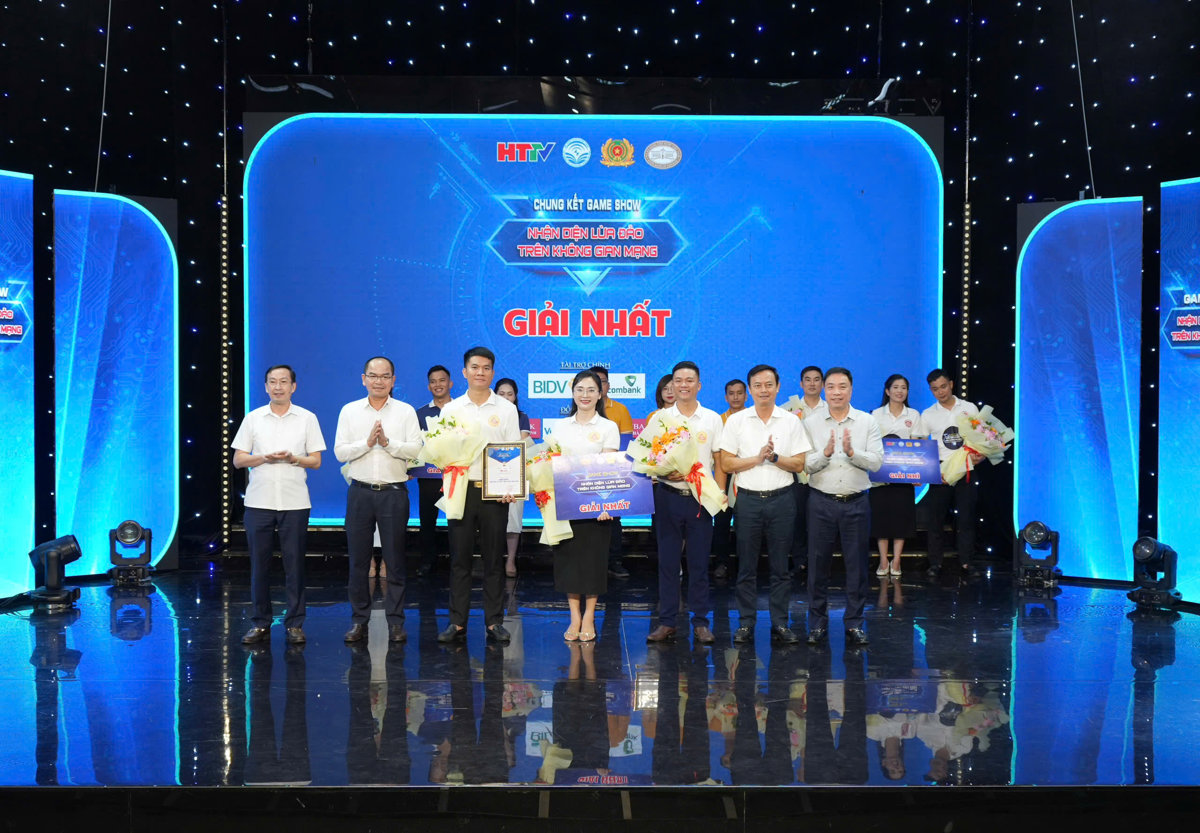 Thị xã Kỳ Anh giành giải nhất chung cuộc Game show Nhận diện lừa đảo trên không gian mạng