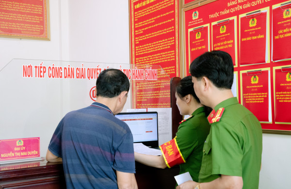 KẾT QUẢ GIẢI QUYẾT TTHC CỦA CÔNG AN HÀ TĨNH QUÝ III NĂM 2024