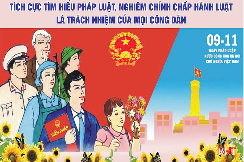 Nhiều hoạt động sôi nổi, thiết thực hưởng ứng Ngày Pháp luật Việt Nam