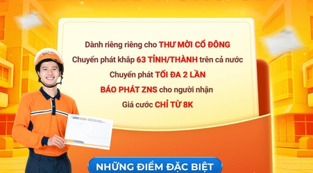 Giá cước mới của Dịch vụ EMS